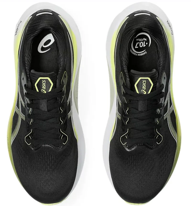 Asics Men's GEL-KAYANO 30 Black/Glow Yellow-5